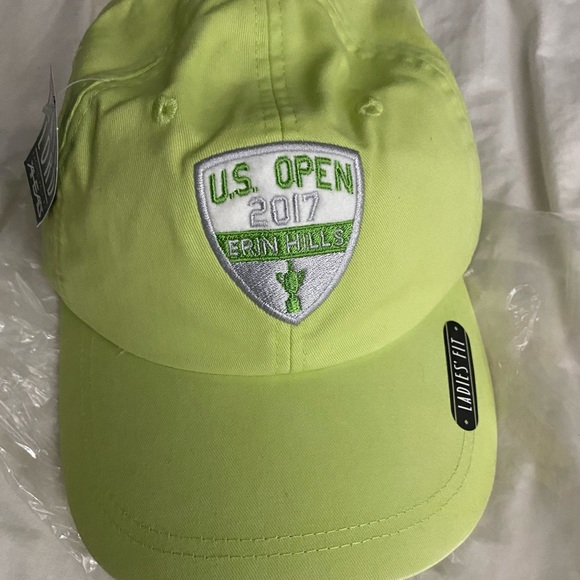 NEW Kate Lord Ladies Golf Hat 2017 US Open Erin Hills Mint green Adj Cap USGA - Picture 9 of 10